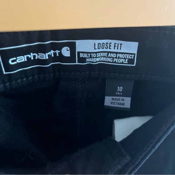 SOLD ‼️ Carhartt Loose fit SZ US 10 tall work pants cargos - Picture 7 of 12